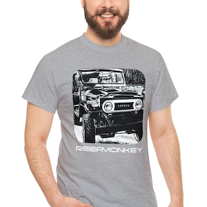 FJ40 Land Cruiser Graphic Tee - Classic Car Shirt