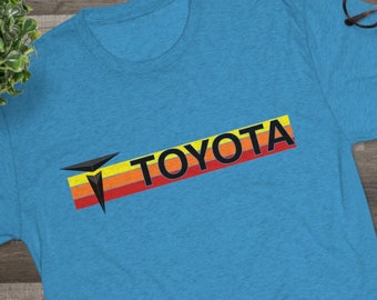 Toyota Tri-Blend Mens T Shirt, Land Cruiser Gift - Reefmonkey