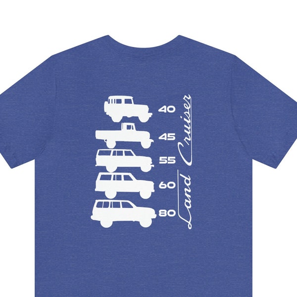 Land Cruiser Generations Tee, FJ40 Tee, FJ60 Mens Tee, FJ80 T Shirt - Reefmonkey