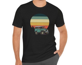 FJ40 Land Cruiser Sunset Mens Tee - Reefmonkey Brody Plourde