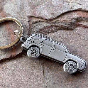 4runner Metal Keychain, 4 Runner Key Chain, 4 Runner Owner Gift, Gift for Him - Reefmonkey