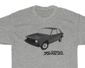 Corolla Tercel Tee, Tercel T Shirt, Unisex Tee - Reefmonkey