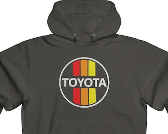 3 Stripe Toyota Hooded Sweatshirt, Mens Hoodie - Reefmonkey
