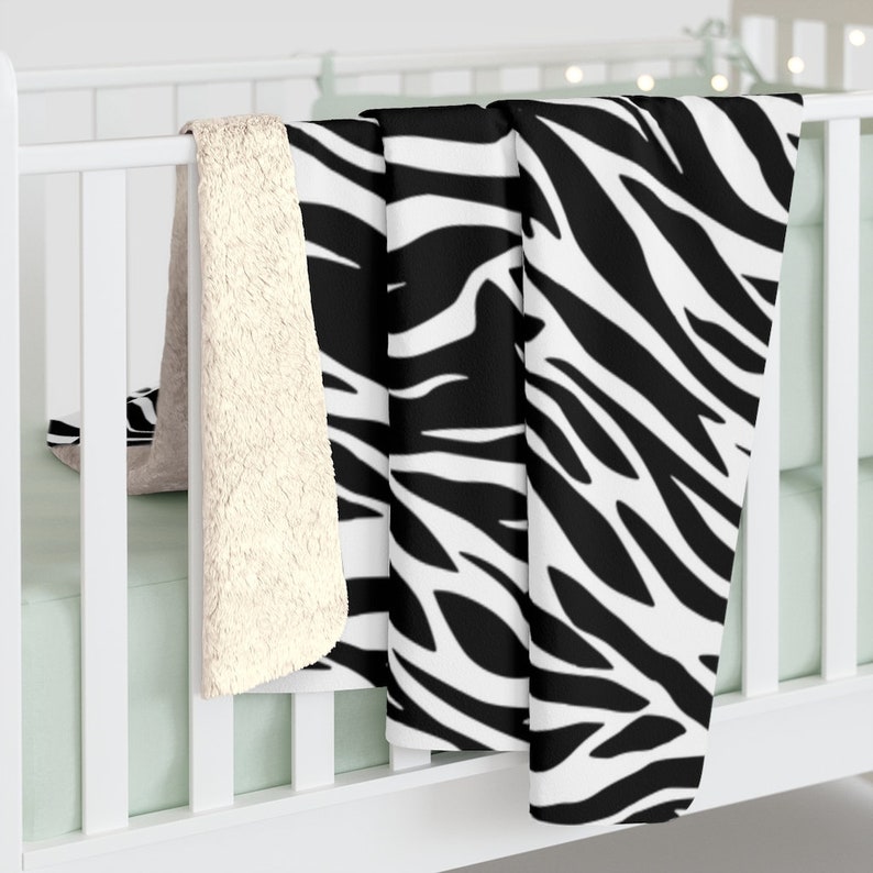 Zebra Blanket Animal Print Throw Sofa Throw Fleece Blanket Etsy