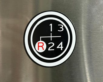 FJ40 4 Speed Knob Shifter Refrigerator Magnet, Toolbox Bumper Magnet- Reefmonkey
