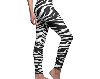 Zebra Leggings Zebra Stretch Pants 