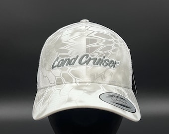 Land Cruiser Embroidered Structured Snap Back Yoopong Trucker Hat - Reefmonkey