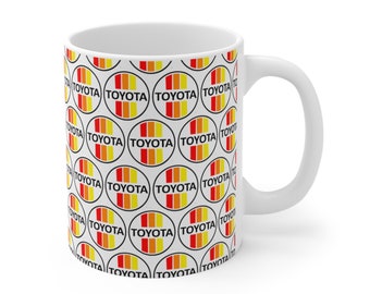 3 Stripe Toyoda Coffee Cup Ceramic Coffee Mug - Reefmonkey