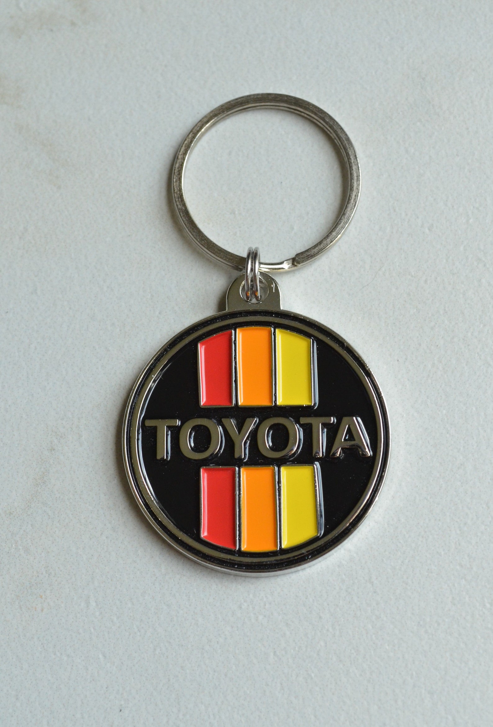 TOYOTA Keychain Solid Metal key chain gift by Reefmonkey Etsy