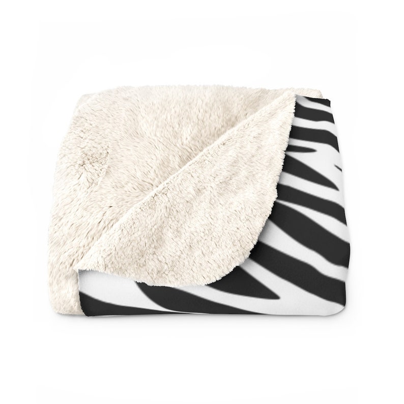 Zebra Blanket Animal Print Throw Sofa Throw Fleece Blanket Etsy