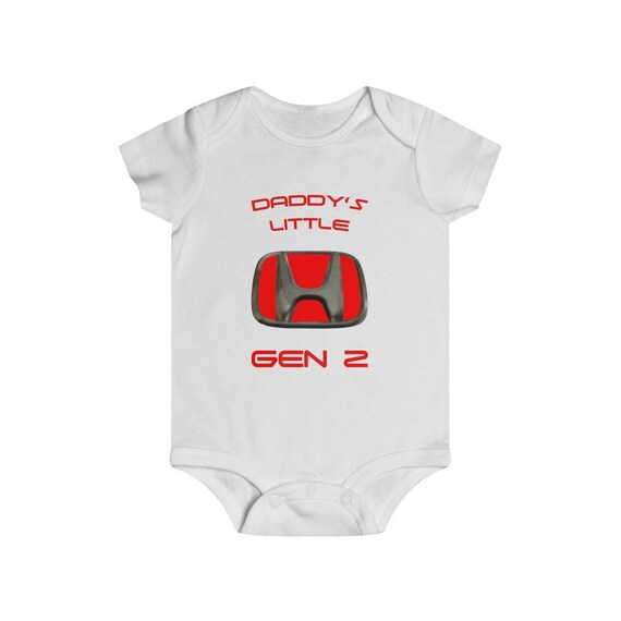 Future Honda Cotton Personalized Baby Vest Bodysuit Long Short Sleeve Unisex