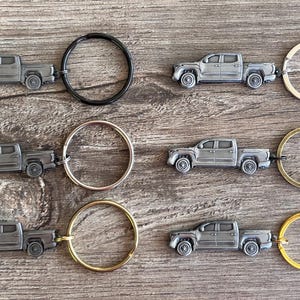 Tundra Metal 3D Key Chain, Tundra Truck Keychain, Tundra Owner Gift ...