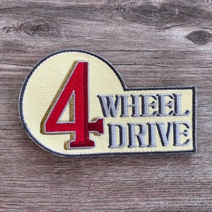 Land Cruiser FJ40 4 Wheel Drive Embroidered Morale Patch - Reefmonkey