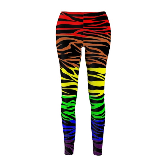 rainbow yoga pants