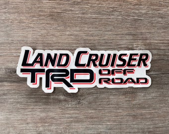 Land Cruiser TRD Off Road Decal, Bumper Sticker - Reefmonkey