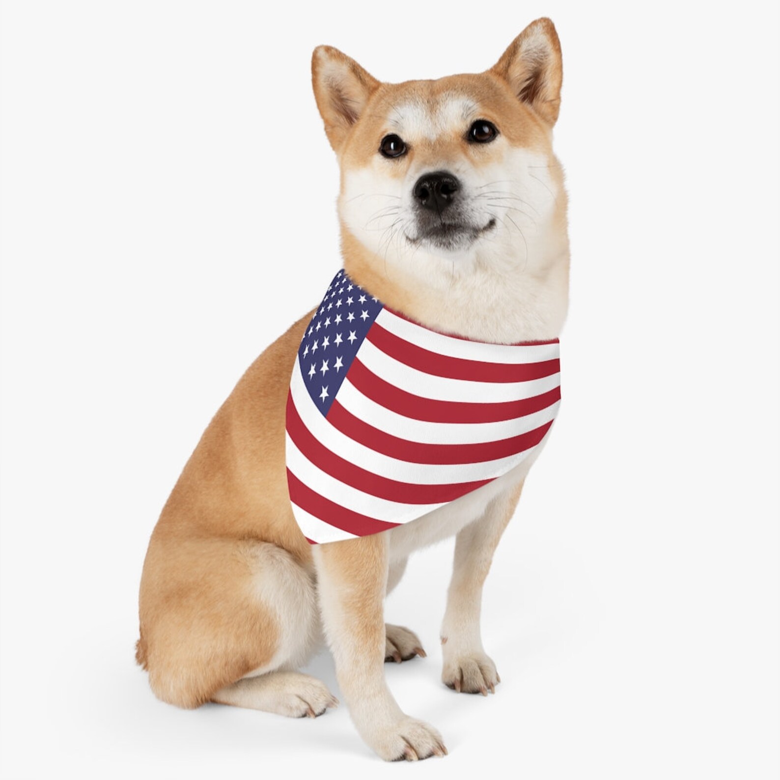 American Flag Dog Bandana US Flag Pet Collar Gift for Dog Etsy
