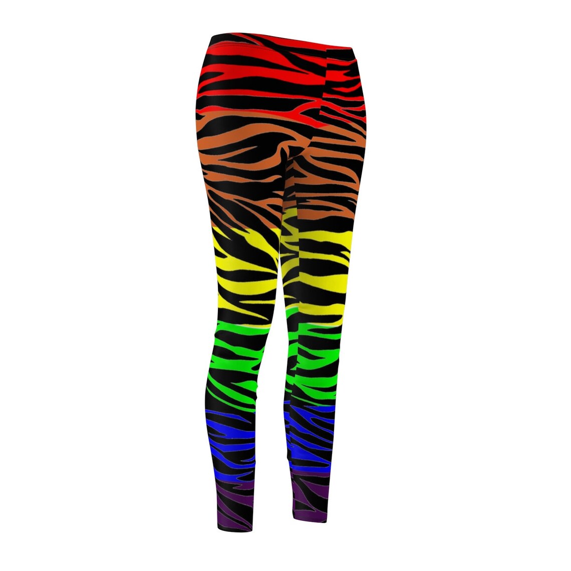 zebra print yoga pants