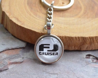 FJ Cruiser Toyota Metal Dangle Keychain - Reefmonkey
