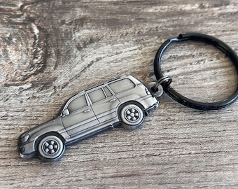 Land Cruiser 100 Series Metal Keychain, LX470 Key Chain - Reefmonkey