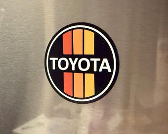 3 Stripe Toyota Logo Refrigerator Magnet, Toolbox Bumper Magnet