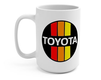 3 Stripe Toyota Ceramic Coffee Mug - Land Cruiser Gift - Reefmonkey