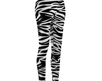 Zebra Leggings Zebra Stretch Pants 