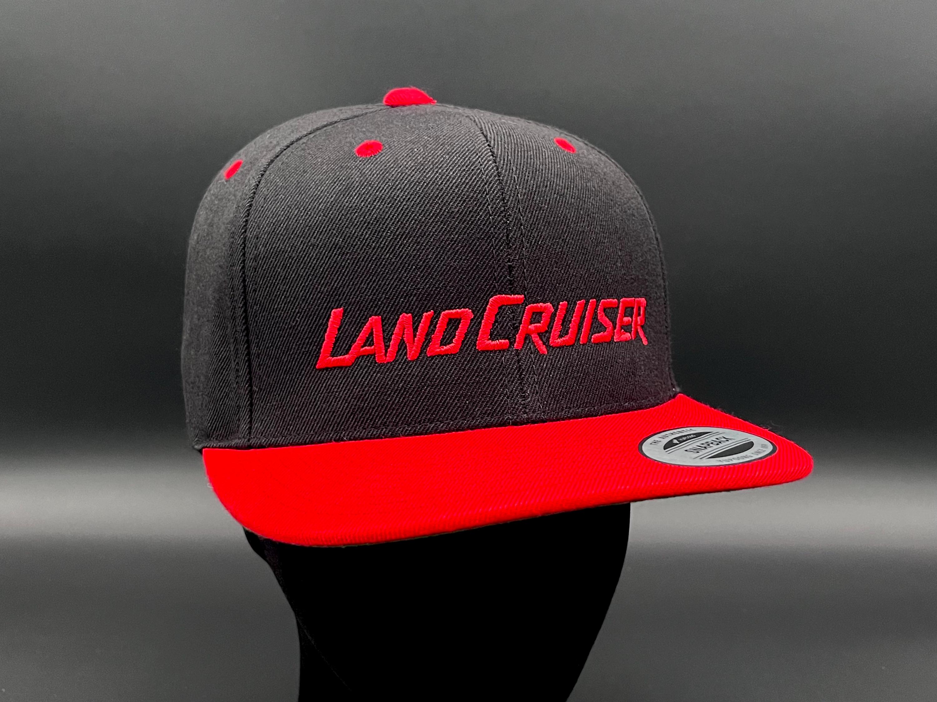 Land Cruiser Flat Brim Structured Snapback Baseball Hat Cap