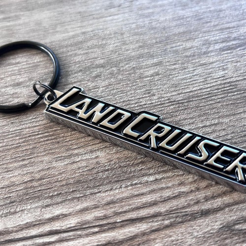 Land Cruiser 80 Series Metal Key Chain, FJ60 Metal Key Ring, 70