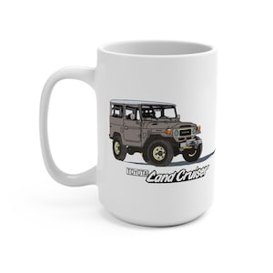 FJ40 Land Cruiser Coffee Mug: Artist Brody Plourde Design