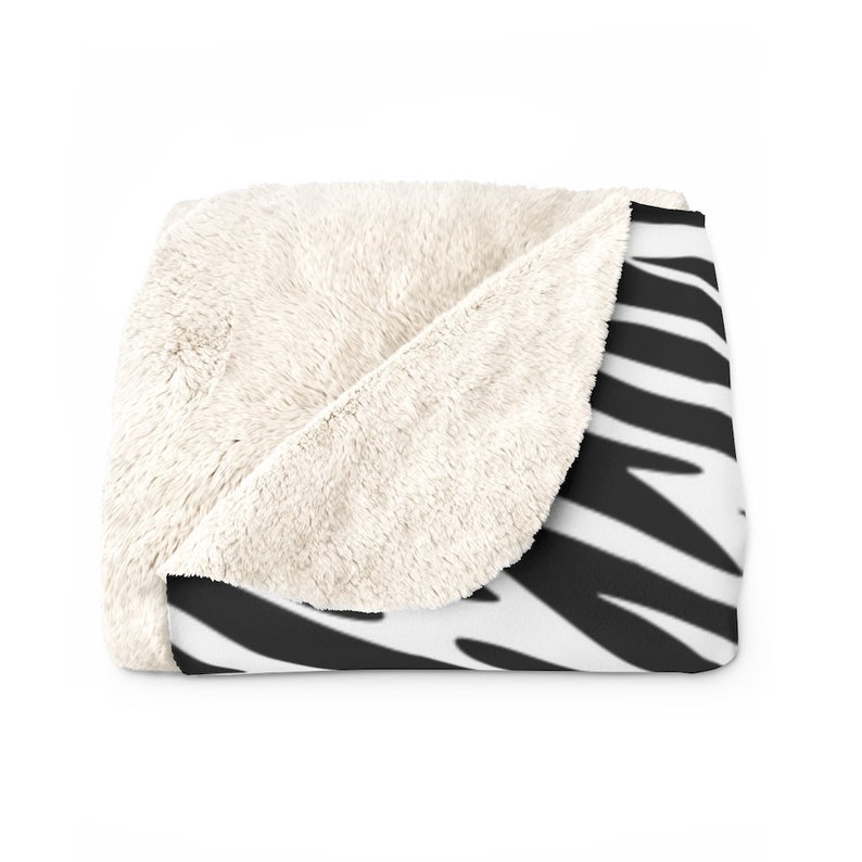 Zebra Blanket Animal Print Throw Sofa Throw Fleece Blanket Etsy
