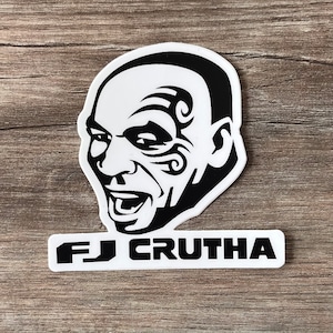 FJ Crutha Tyson FJ Cruiser Bumper Sticker Decal Funny - Reefmonkey