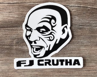 FJ Crutha Tyson FJ Cruiser Bumper Sticker Decal Funny - Reefmonkey