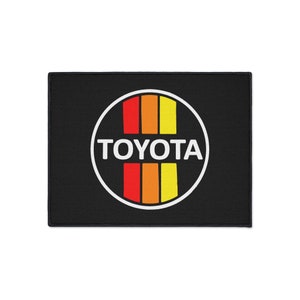 3 Stripe Logo Heavy Duty Floormat, Non Slip Door Mat, Garage Mat, Mancave Decoration - Reefmonkey