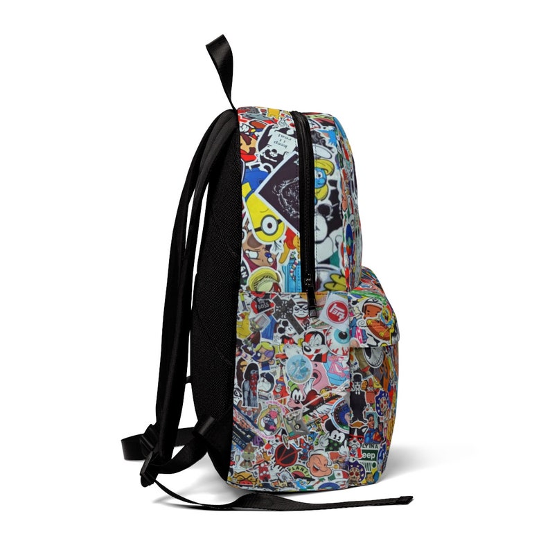 Sticker Bomb Backpack by Reefmonkey Etsy