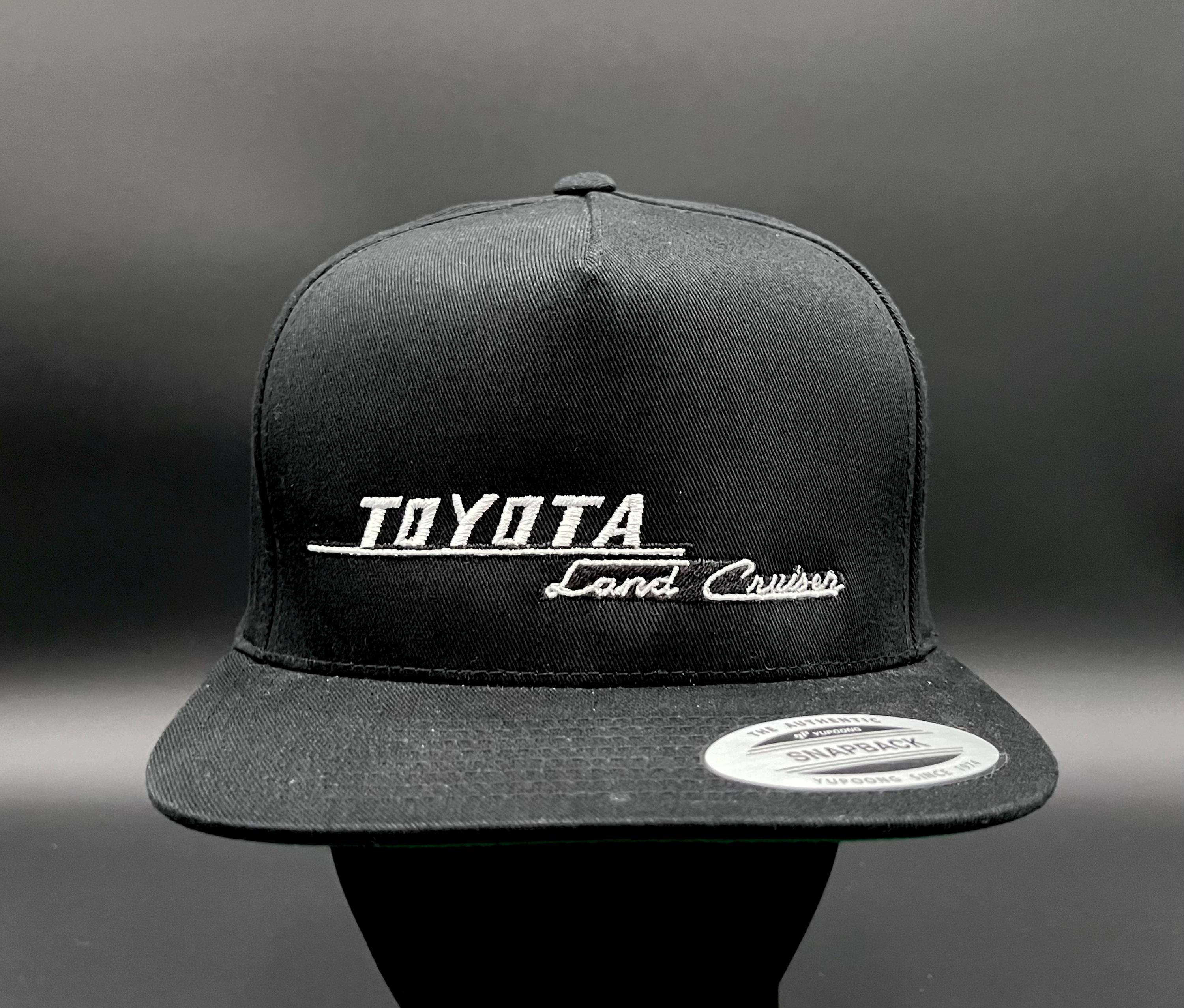 Land Cruiser 5 Panel Flat Brim Structured Snapback Baseball Hat Cap - Reefmonkey