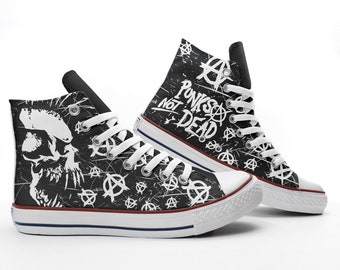 punk converse shoes