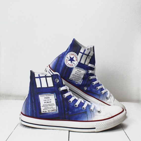 tardis blue converse