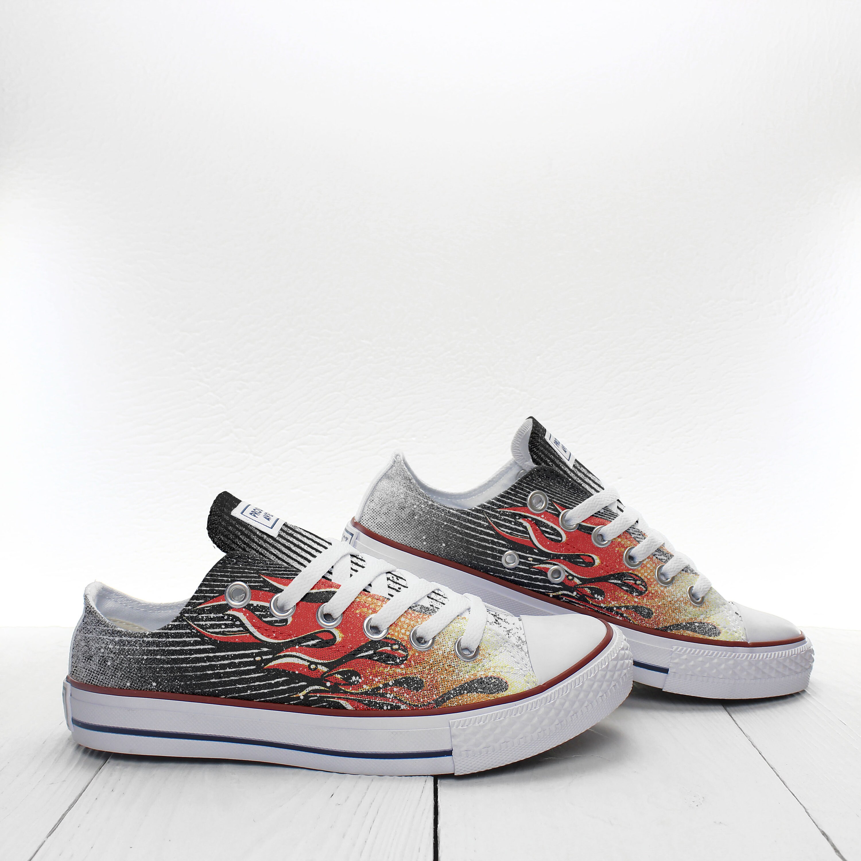 custom printed sneakers
