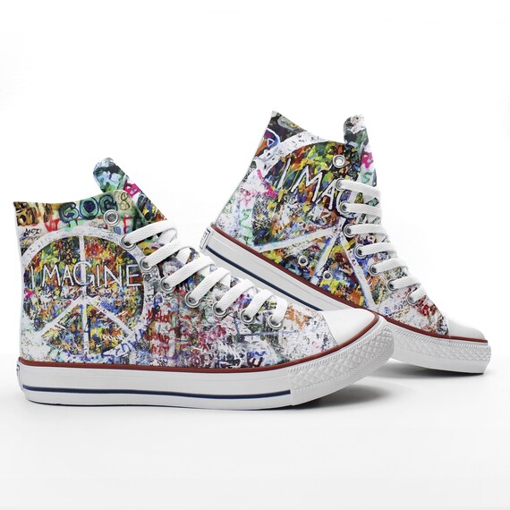 custom printed sneakers