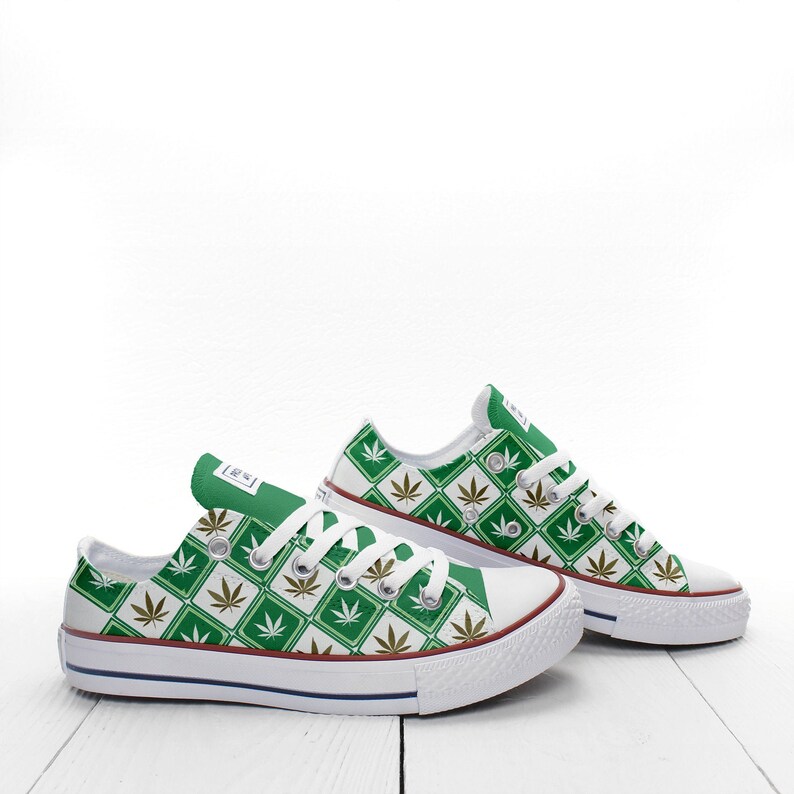 custom weed shoes