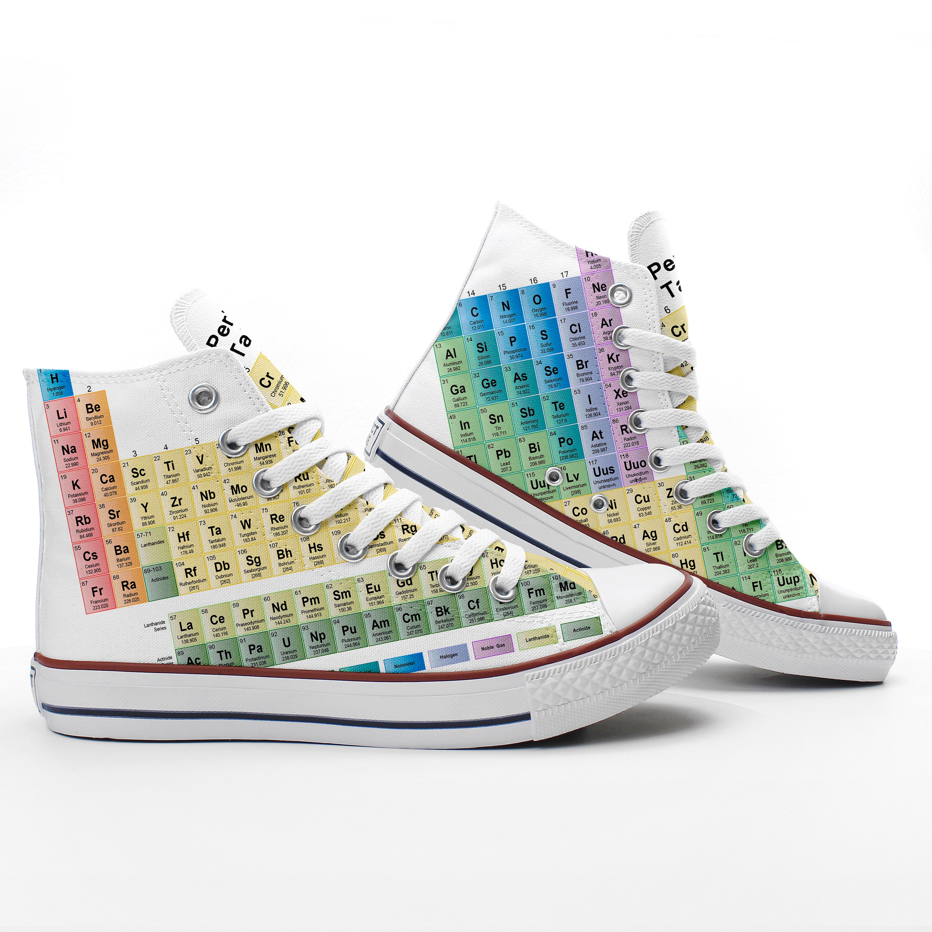 periodic table custom shoes / custom converse