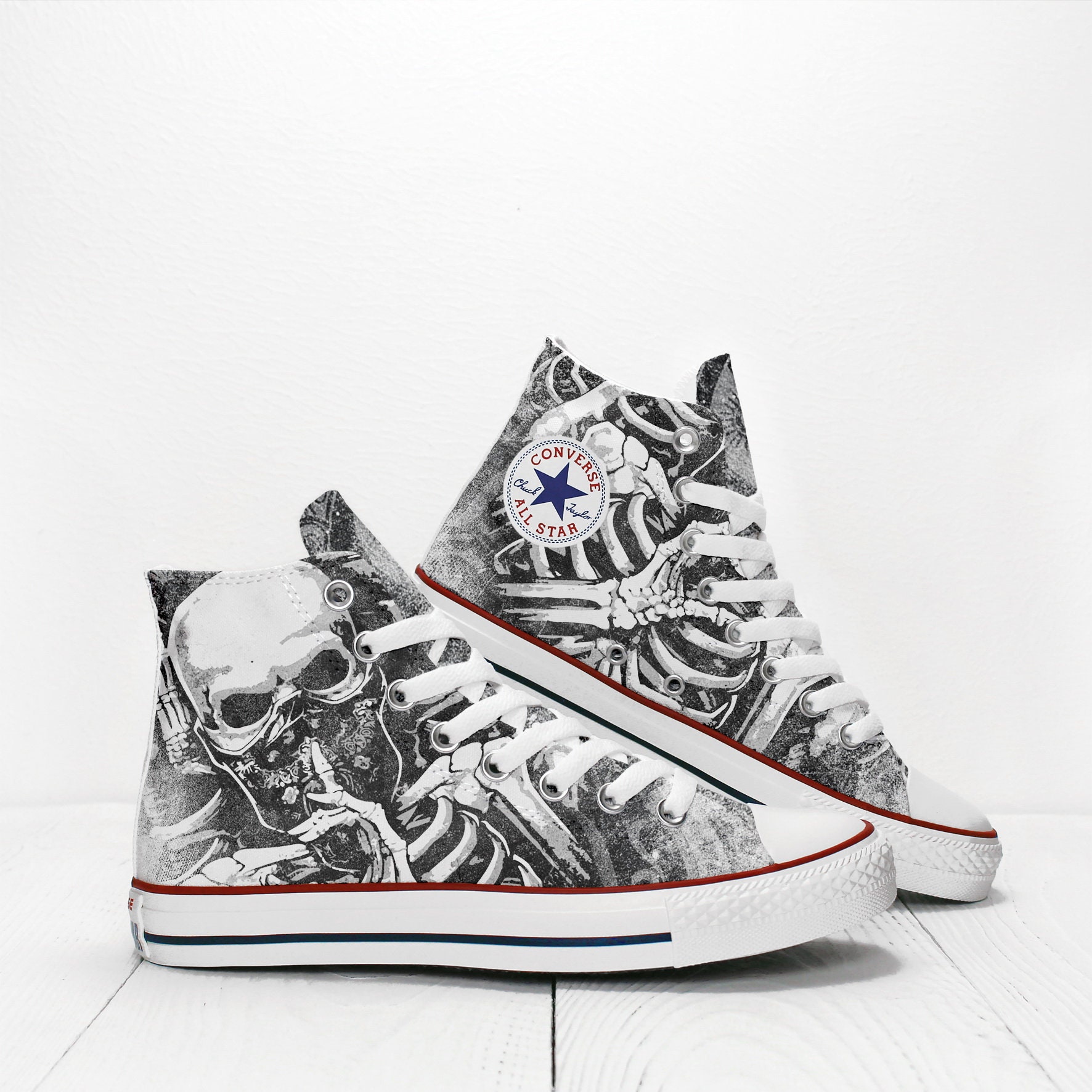 converse all star skull
