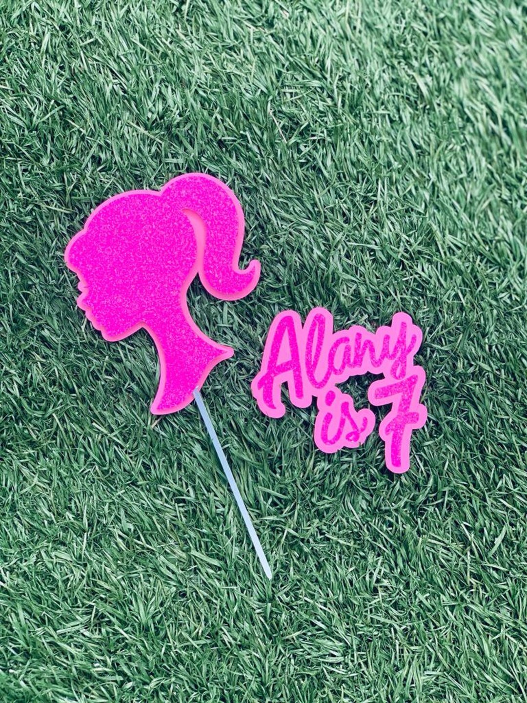 Fashion Doll Cake Topper Pink Cake Topper Girl Birthday Etsy