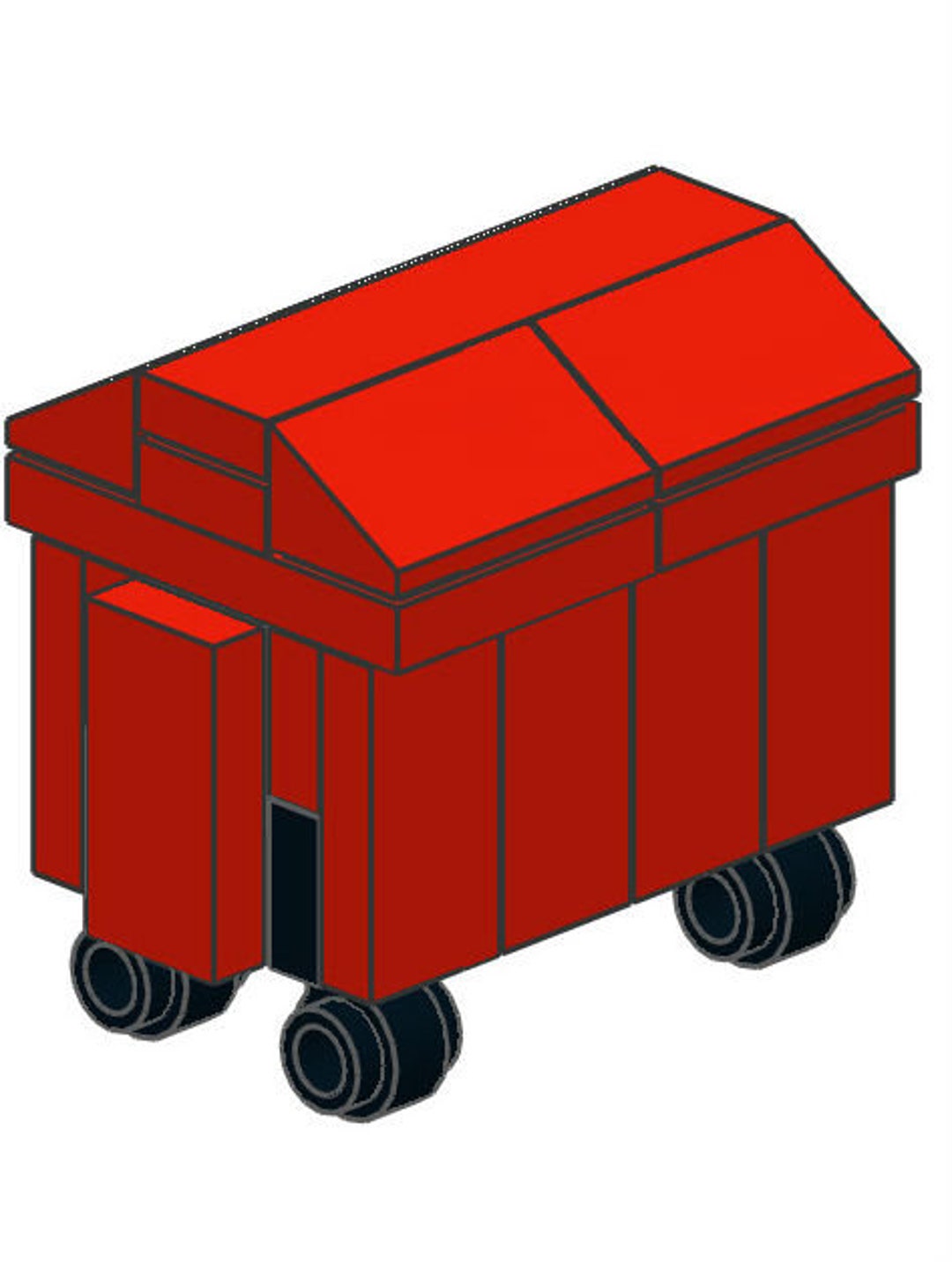 LEGO Waste Bin Instructions Etsy