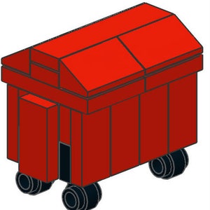 LEGO Waste Bin instructions