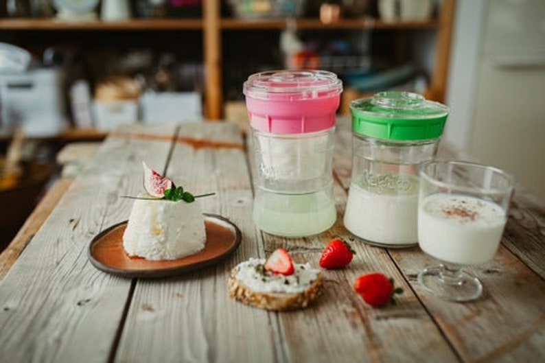 Kefir Making Kit, 1.4L with Organic Milk Kefir Grains Make Your own Probiotic Drinks at Home for Good Gut Health and Build Your Immunity image 1