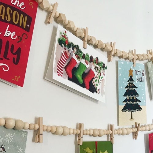 Christmas Card Holder Etsy UK