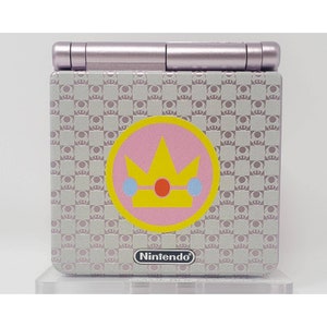 Princess Peach Gameboy Advance SP shell housing diy