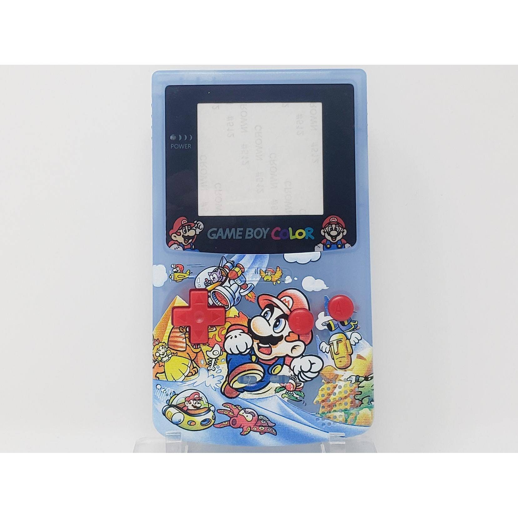 Carcasa Completa+Pantalla Compatible Game Boy Color Mario Soft Green Carcasa Completa+Pantalla Compatible Game Boy Color Mario Soft Green
