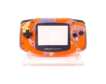 Pokemon Fire Red Charizard custom Nintendo Gameboy advance shell housing gba